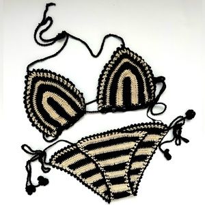 Knit unlined bikini